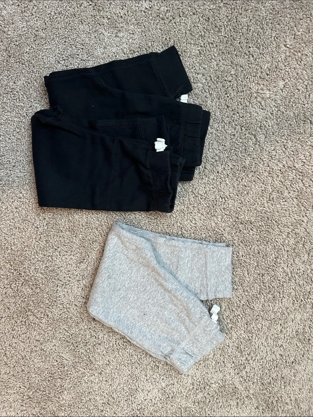Carter's Black & Light Gray Sweatpants 3 Set